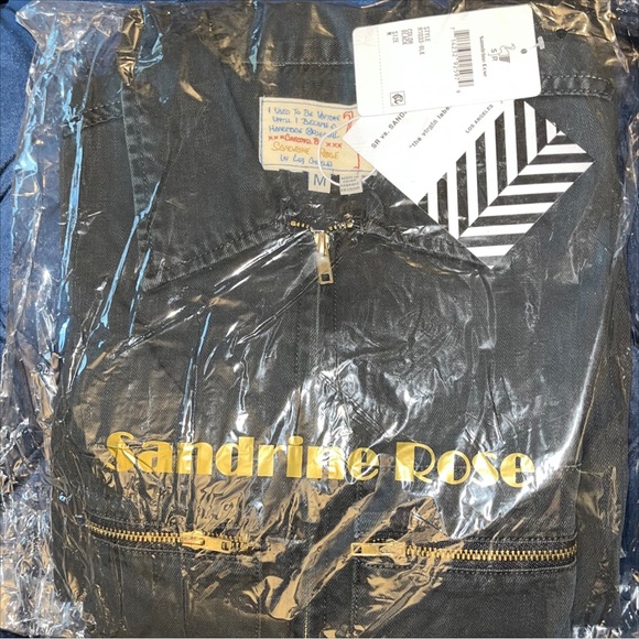 Sandrine Rose xFree People Black Zipped Jumpsuit SzM - Picture 15 of 15